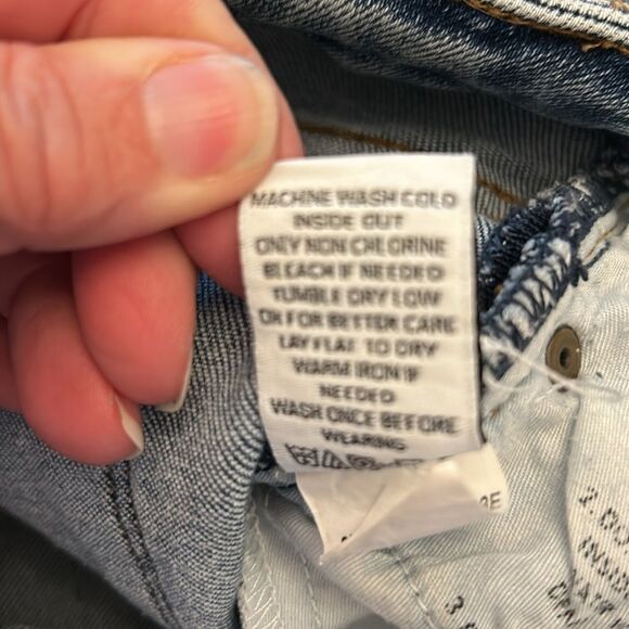 Evereve Distressed Button fly high rise jeans Size 30 EUC - Picture 11 of 11